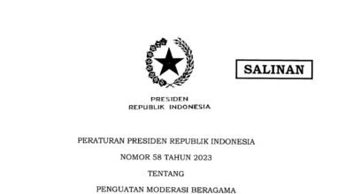 Presiden Jokowi Terbitkan Perpres 58/2023 tentang Penguatan Moderasi Beragama