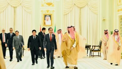 Presiden Jokowi Bertemu dengan PM Arab Saudi di Istana Al-Yamamah