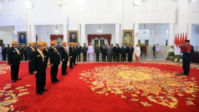 Presiden Jokowi Lantik DPP dan Wantimpus Legiun Veteran RI