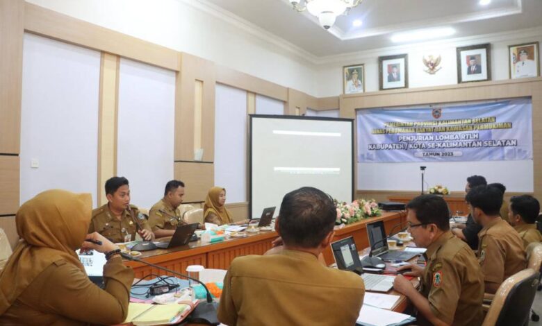 Penjurian Presentasi Lomba Inovasi Penanganan RTLH Kabupaten/Kota Se Kalsel