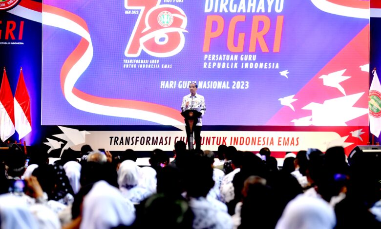 Presiden Apresiasi Dedikasi dan Kontribusi Guru di Indonesia