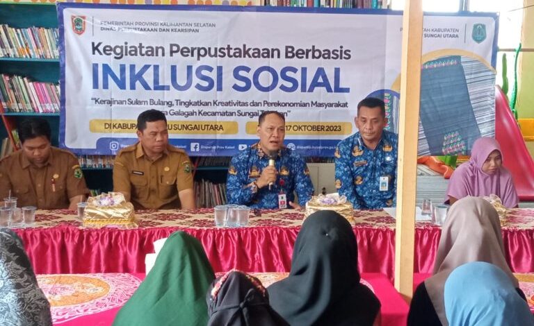 Pelatihan Pembuatan Bordir Bolang pada Program Perpustakaan Berbasis Inklusi Sosial