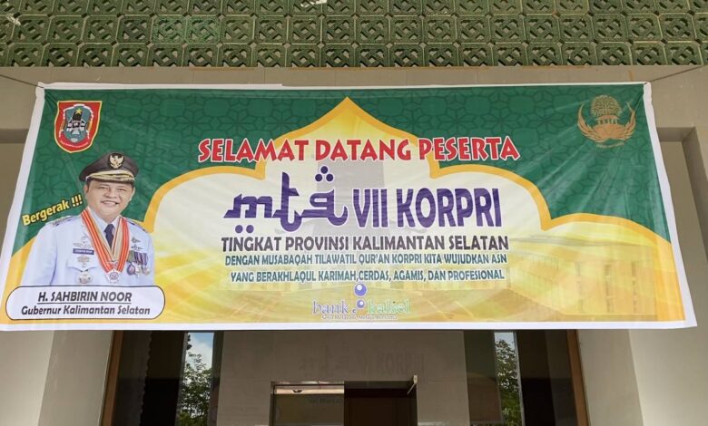 Pemprov Kalsel Selenggarakan MTQ Korpri Tingkat Kalsel