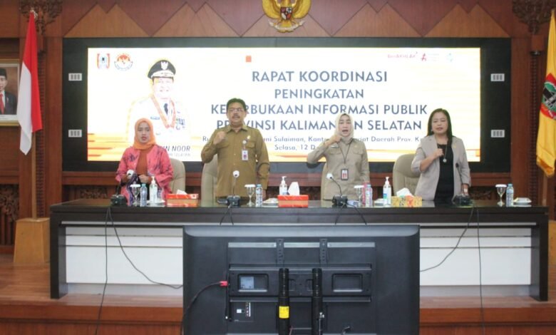 Rakor Peningkatan Keterbukaan Informasi Publik, Tingkatkan IKIP di Kalsel