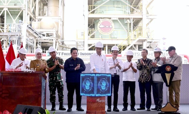 Resmikan Ekspansi PT Smelting, Presiden Tekankan Nilai Tambah untuk Indonesia