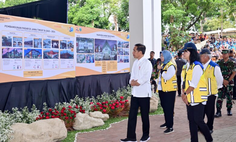 Resmikan Pasar Induk Among Tani Kota Batu, Presiden: Terbesar Se-Indonesia