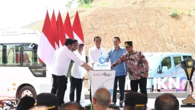 Presiden Jokowi Luncurkan Transportasi Ramah Lingkungan di IKN