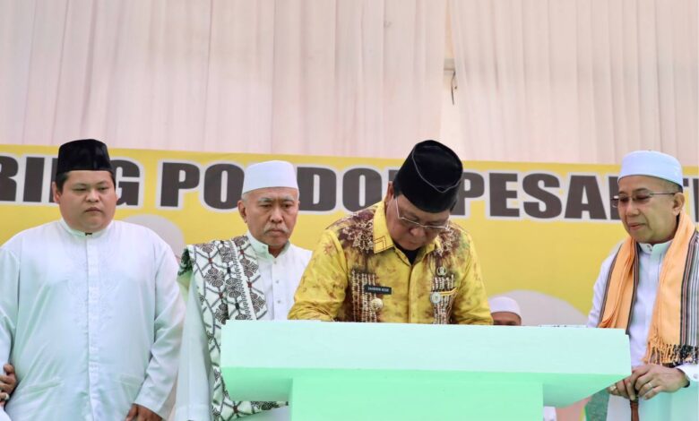 Cegah Terjadinya Longsor, Gubernur Kalsel Resmikan Tebing Siring Ponpes Darussalam Martapura