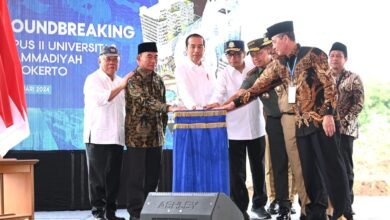 Presiden Jokowi Groundbreaking Kampus II Universitas Muhammadiyah Purwokerto