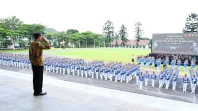Presiden Jokowi Resmikan Graha Utama Akademi Militer Magelang