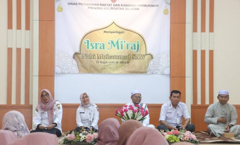 Disperkim Kalsel Peringati Isra Mi’raj Nabi Muhammad SAW