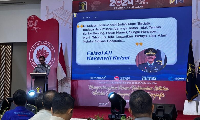 Kanwil KemenkumHAM Kalsel Gelar Promosi dan Diseminasi Indikasi Geografis Tahun 2024