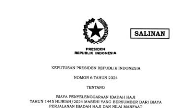 Pemerintah Terbitkan Keppres Biaya Penyelenggaraan Ibadah Haji 1445 H