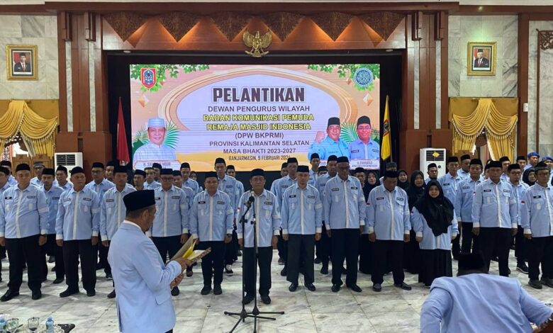 BKPRMI Kalsel Resmi Dilantik, Pemprov Kalsel Minta Kuatkan Semangat Gotong Royong