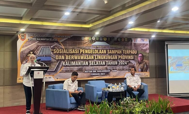 Pentingnya Pengelolaan Sampah, Pemprov Kalsel Selenggarakan Sosialisasi