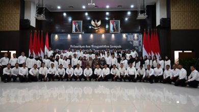 Sesmensetneg Lantik 77 Orang PPPK di Lingkungan Setkab dan Kemensetneg