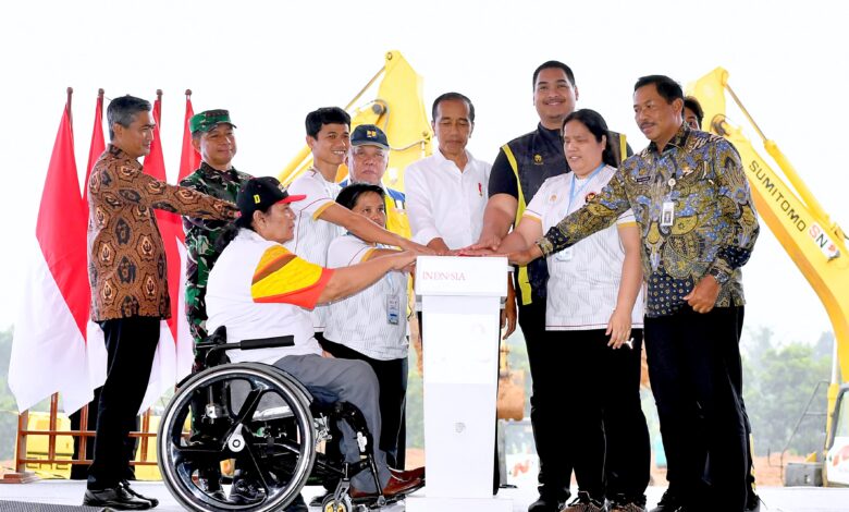 Presiden Jokowi Groundbreaking Pusat Pelatihan Paralimpiade di Karanganyar