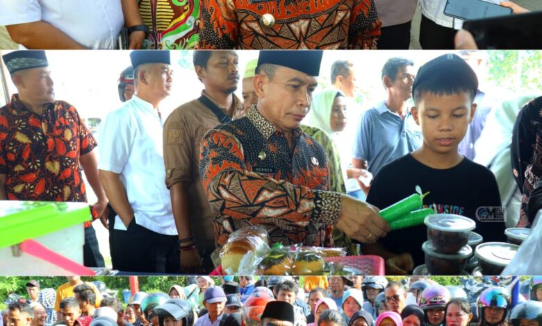 Baru Dibuka, Pasar Ramadan Murung Raya Diserbu Pembeli