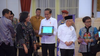Presiden Jokowi dan Anggota Kabinet Indonesia Maju Sampaikan SPT Pajak di Istana Negara