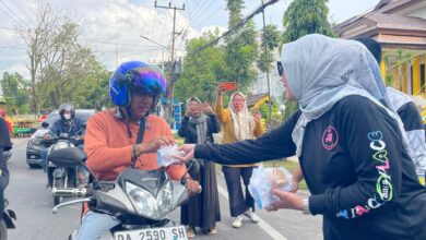 Dispora Kalsel Berbagi Takjil Dengan Gowes