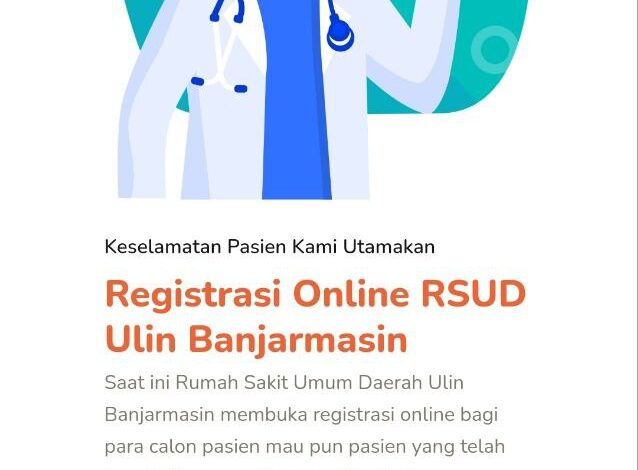 Tingkatkan Kualitas Pelayanan, RSUD Ulin Banjarmasin Luncurkan Aplikasi Pendaftaran Online Rawat Jalan