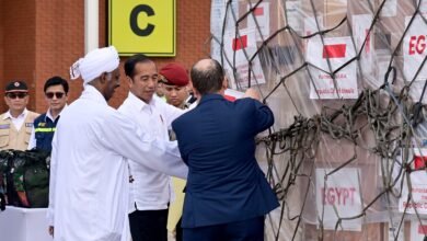Presiden Jokowi Lepas Pengiriman Bantuan Kemanusiaan untuk Palestina dan Sudan