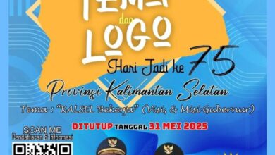 Pemprov Kalsel Laksanakan Lomba Tema dan Logo Harjad Ke-75