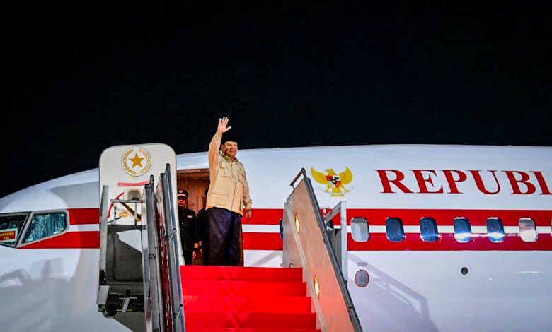 Presiden Prabowo Lawatan ke Kawasan Timur Tengah dan Turkiye