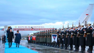 Presiden Prabowo Tiba di Ankara, Siap Sampaikan Pidato di Parlemen Turki dan Hadiri Upacara Penyambutan Kenegaraan