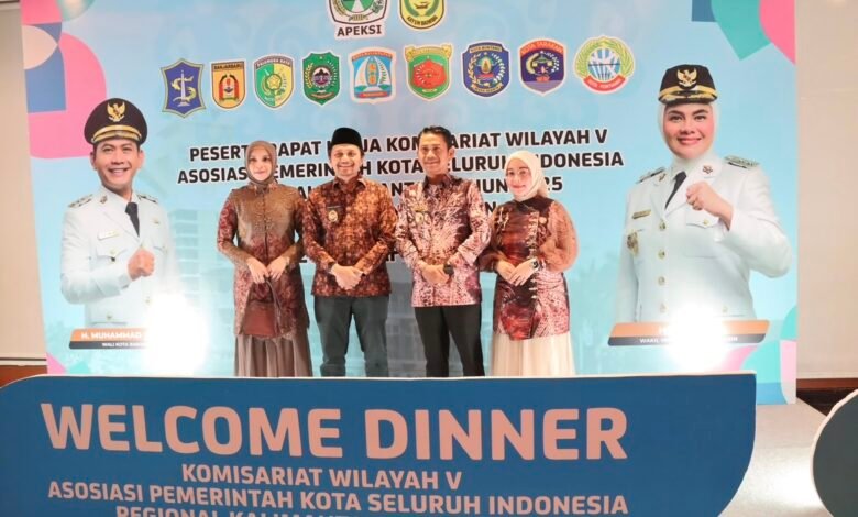 Wagub Hasnuryadi Sambut Kedatangan Para Walikota di Welcome Dinner APEKSI Regional Kalimantan