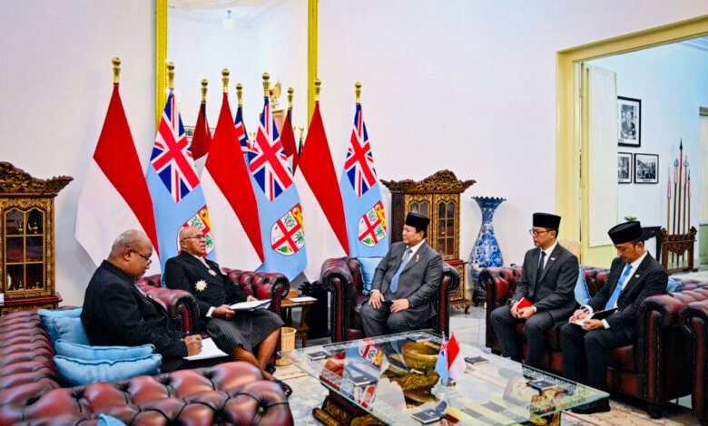 PM Rabuka Apresiasi Dukungan Indonesia dalam Menjaga Kedaulatan dan Pembangunan Regional