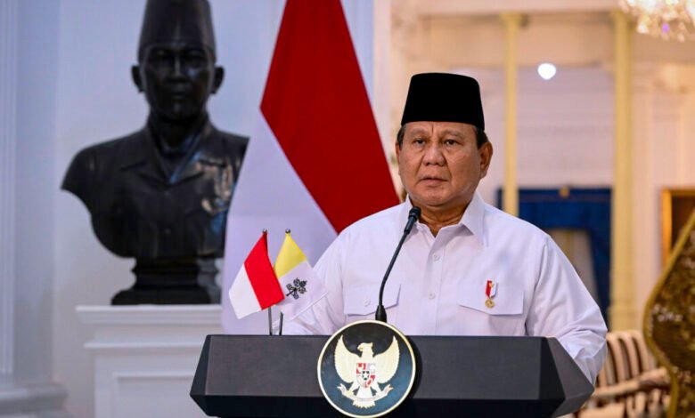 Presiden Prabowo Sampaikan Belasungkawa atas Wafatnya Paus Fransiskus