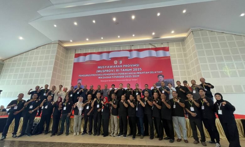 H. Rais Ruhayat Terpilih Sebagai Ketum Pengprov PERBAKIN Kalsel, Siap Kembangkan Atlet Muda Hingga Tingkatkan Prestasi