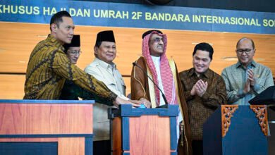 Presiden Prabowo Resmikan Terminal Khusus Haji dan Umrah 2F Bandara Soekarno-Hatta