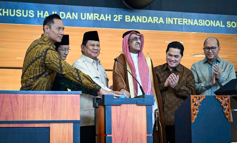 Presiden Prabowo Resmikan Terminal Khusus Haji dan Umrah 2F Bandara Soekarno-Hatta