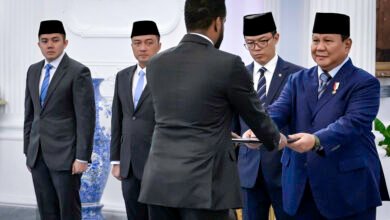 Presiden Prabowo Terima Surat Kepercayaan Delapan Duta Besar Negara Sahabat di Istana Merdeka
