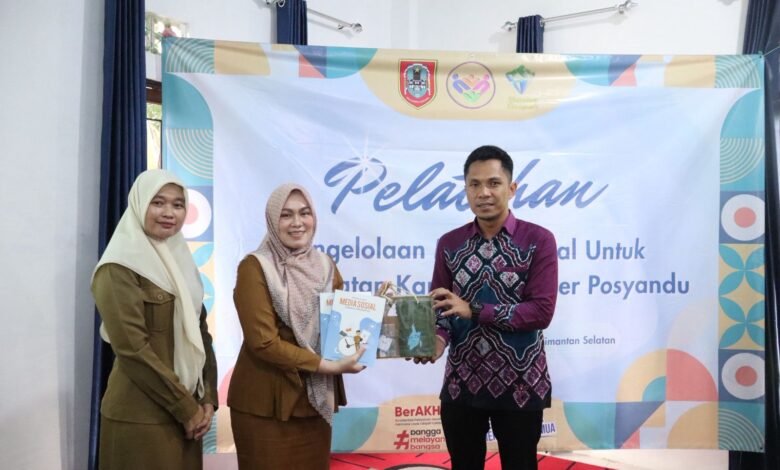 Tingkatkan Kapasitas Kader Posyandu, Diskominfo Kalsel Berikan Pelatihan Pengelolaan Media Sosial di Kabupaten Banjar