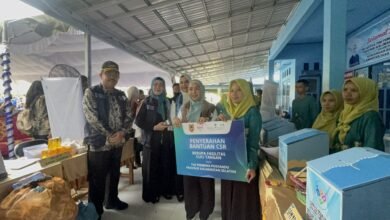 Ketua TP Posyandu Provinsi Kalsel Kunjungi Lokus Pertama Program 6 SPM di Desa Gambah Luar Kabupaten HSS