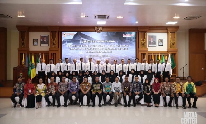 Tutup Pelatihan Manajemen Bencana, BPSDMD Kalsel Tekankan Penguatan Kapasitas dan Sinergi ASN