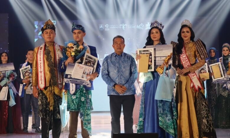Irfan dan Jackleen Resmi Menyandang Gelar Putra dan Putri Pariwisata Kalsel 2025