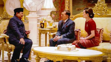 Presiden Prabowo Subianto Disambut Hangat Raja dan Ratu Thailand di Amphorn Royal Palace