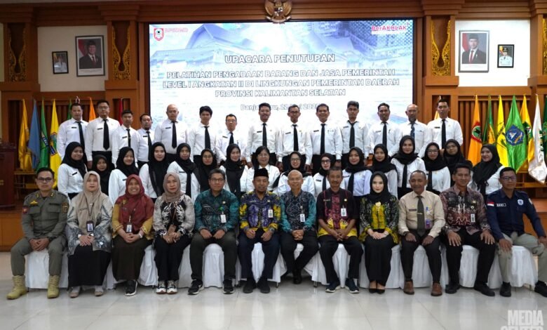 BPSDMD Kalsel Tutup Pelatihan Pengadaan Barang dan Jasa Level I Angkatan II Tahun 2025