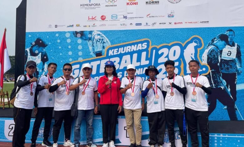 Masuk 10 Besar Nasional, Kontingen Gateball Kalsel Raih Dua Medali di Kejuaraan Nasional Gateball 2025