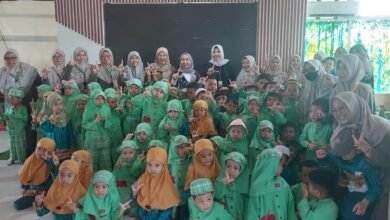 Fasilitas Perpustakaan Anak Milik Dispersip Mendapat Apresiasi dari Bunda Literasi Kalsel