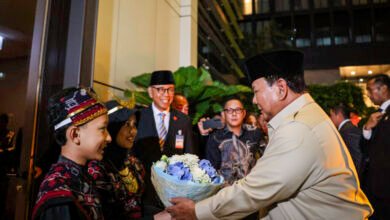 Kehangatan Diaspora Indonesia Sambut Kedatangan Presiden Prabowo di Bangkok