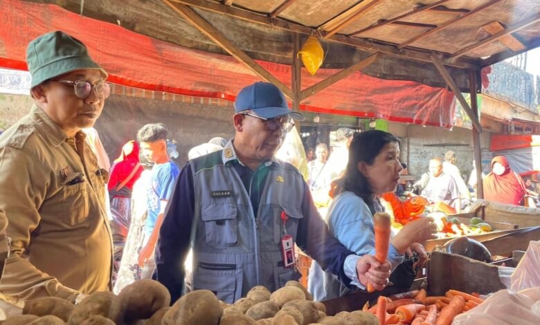 Pastikan Kestabilan Harga Bapok Jelang Iduladha, Disdag Kalsel Sidak ke Pasar Sentra Antasari Banjarmasin