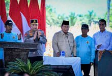 Presiden Prabowo Resmikan Groundbreaking 18 Gudang Polri dan Gudang Dryer Jagung
