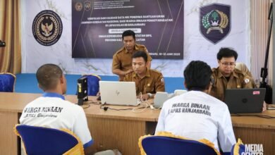 Disdukcapil Kalsel Bersama Lapas Banjarbaru Lakukan Verifikasi dan Validasi Data NIK Warga Binaan