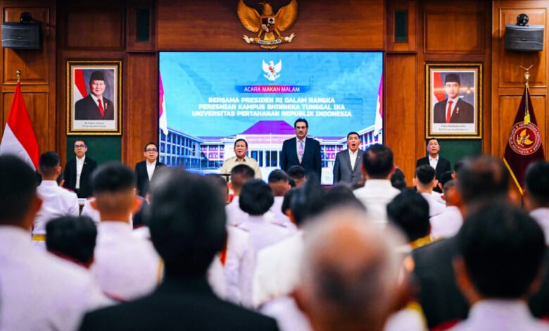 Ketika Lagu Kebangsaan Menyatukan, Pesan Solidaritas Presiden Prabowo dari Unhan