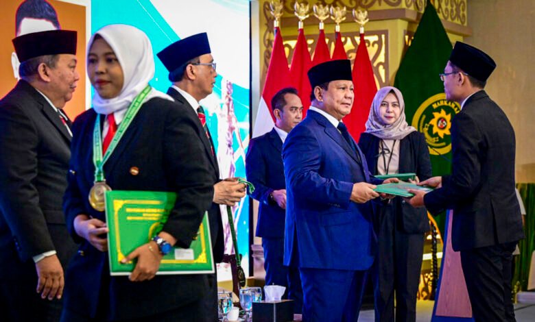 Presiden Prabowo Hadiri Pengukuhan 1.451 Hakim Mahkamah Agung